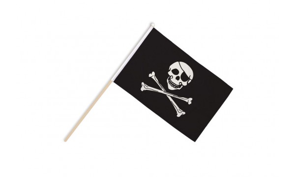 Skull and Crossbones Hand Flags
